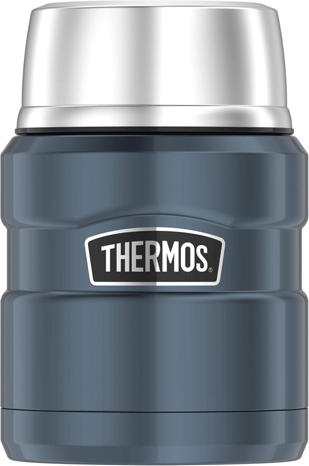 Stainless King Vacuum-Insulated Food Jar with Spoon, 16 Ounce, Matte Stainless Steel