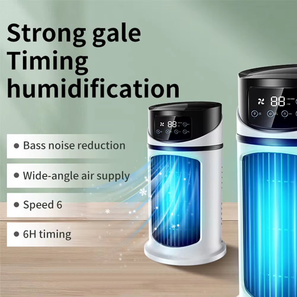 Air Cooler Mobile Air Cooler Portable Air Conditioner Mobile Multifunction Air Cooler Fan Water Cooling Fan for Office Home